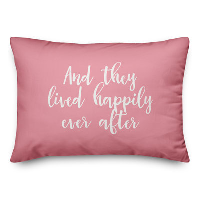 Lyell And They Lived Happily Ever After Decorative Throw Pillow Ever after